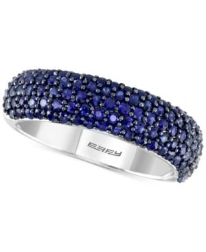 Effy Final Call Sapphire Pave Ring (1-1/2 Ct. T.w.) In 14k White Gold