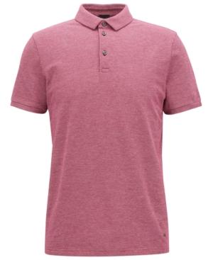 Boss Men's Slim-fit Stretch Pique Polo