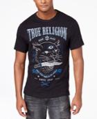 True Religion Men's Caged Panther Logo-print T-shirt