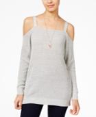 American Rag Cold-shoulder Sweatshirt, Only At Macy's