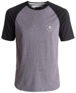 Quiksilver Men's Alo Nah Logo-print Raglan-sleeve T-shirt