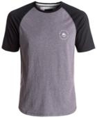 Quiksilver Men's Alo Nah Logo-print Raglan-sleeve T-shirt
