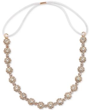 Jewel Badgley Mischka Rose Gold-tone Pave Orb Headband