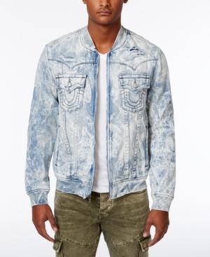 True Religion Men's Ripped Denim Jacket