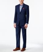 Marc New York By Andrew Marc Men's Classic-fit Blue Tonal Plaid Suit