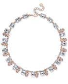Charter Club Gold-tone Crystal Collar Necklace, Created For Macy's