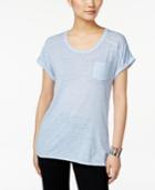 Style & Co Burnout T-shirt, Created For Macy's