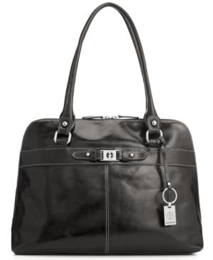 Giani Bernini Florentine Glazed Leather Dome Tote