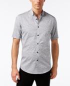 Alfani Men's Big And Tall Slim Fit Pattern Shirt, Only At Macy's