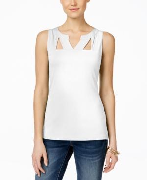 Inc International Concepts Sleeveless Cutout Top, Only At Macy's