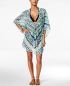 Bar Iii Ikat-print Chiffon Cover-up, Only At Macy's Women's Swimsuit