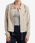 Volcom Juniors' Graphic-print Bomber Jacket