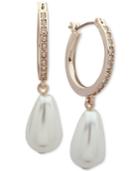 Ivanka Trump Gold-tone Imitation Pearl & Crystal Drop Earrings