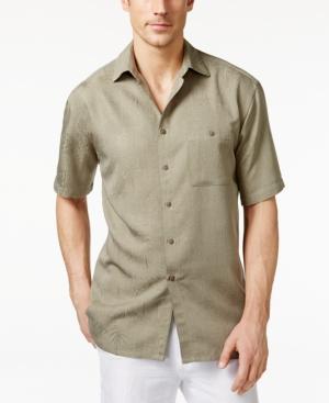 Campia Moda Men's Tonal Tribal Geometric-print Short-sleeve Shirt