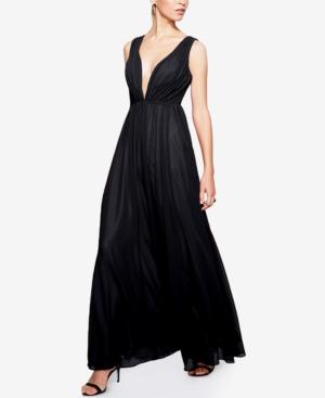 Fame And Partners Long Dress With Back Chain