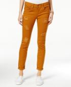 Dollhouse Juniors' Ripped Colored Wash Skinny Jeans