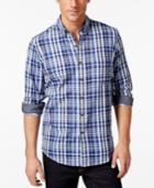 Club Room Big And Tall Woodbine Plaid Shirt, Only At Macy's