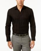 Alfani Men's Classic Fit Tonal Plaid Shirt, Created For Macy's