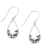 Giani Bernini Marcasite Drop Earrings In Sterling Silver