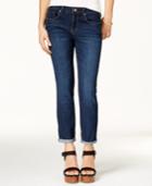 Jessica Simpson Juniors' Forever Cropped Royal Wash Skinny Jeans