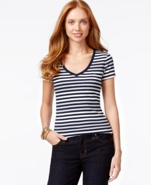 Tommy Hilfiger Striped Short-sleeve Top