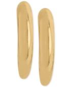 Kenneth Cole New York Gold-tone Structural Hoop Earrings