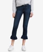 Levi's 711 Ruffle-hem Cropped Jeans