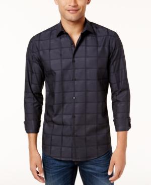 Alfani Men's Box-plaid Shirt, Created For Macy's