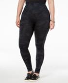 Spanx Plus Size Look At Me Now Camo Tummy Control Leggings