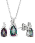 Mystic Topaz (2-5/8 Ct. T.w.) And Diamond Accent Jewelry Set In Sterling Silver