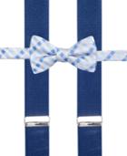 Alfani Spectrum Max Gingham Pre-tied Bow Tie And Suspender Set, Only At Macy's