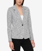 Tommy Hilfiger One-button Knit Blazer, Created For Macy's