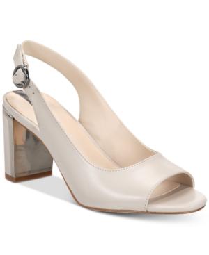 Alfani Women's Florraa Slingback Peep-toe Dress Sandals, Created For Macy's Women's Shoes