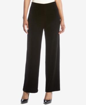 Karen Kane Velvet Wide-leg Pants