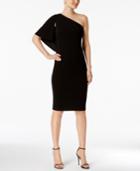 Calvin Klein Petite One-shoulder Sheath Dress