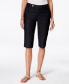 Style & Co. Denim Rinse Wash Bermuda Shorts, Only At Macy's
