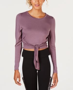 Material Girl Juniors' Tie-front Crop Top, Created For Macy's