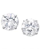 Diamond Earrings, 18k White Gold Certified Colorless Diamond Stud Earrings (1-1/2 Ct. T.w.)