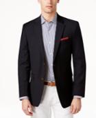 Tommy Hilfiger Classic-fit Solid Navy Blazer