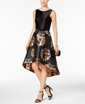 Donna Ricco High-low Belted Party Dress