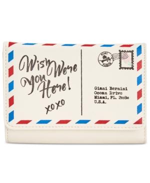 Giani Bernini Postcard Printed Wallet, Only At Macy's