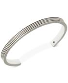 R.t. James Silver-tone Etched Cuff Bracelet, A Macy's Exclusive Style