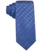 Alfani Men's Blue 2.75 Slim Tie, Created For Macy's