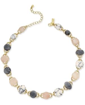 Kate Spade New York Gold-tone Multi-stone Link Collar Necklace