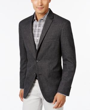 Alfani Men's Big And Tall Textured Geo Sport Coat