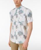 Univibe Men's California Palm-print Shirt
