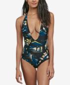 Volcom Lost Marbles Printed Cheeky One-piece Swimsuit Women's Swimsuit
