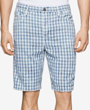 Calvin Klein Men's Check-print Shorts