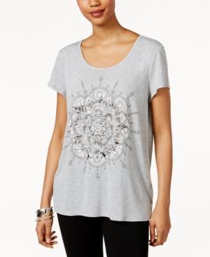 Style & Co Lotus Graphic T-shirt, Only At Macy's