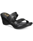 Callisto Prospect Slide Platform Wedge Sandals, Created For Macy's Women's Shoes
